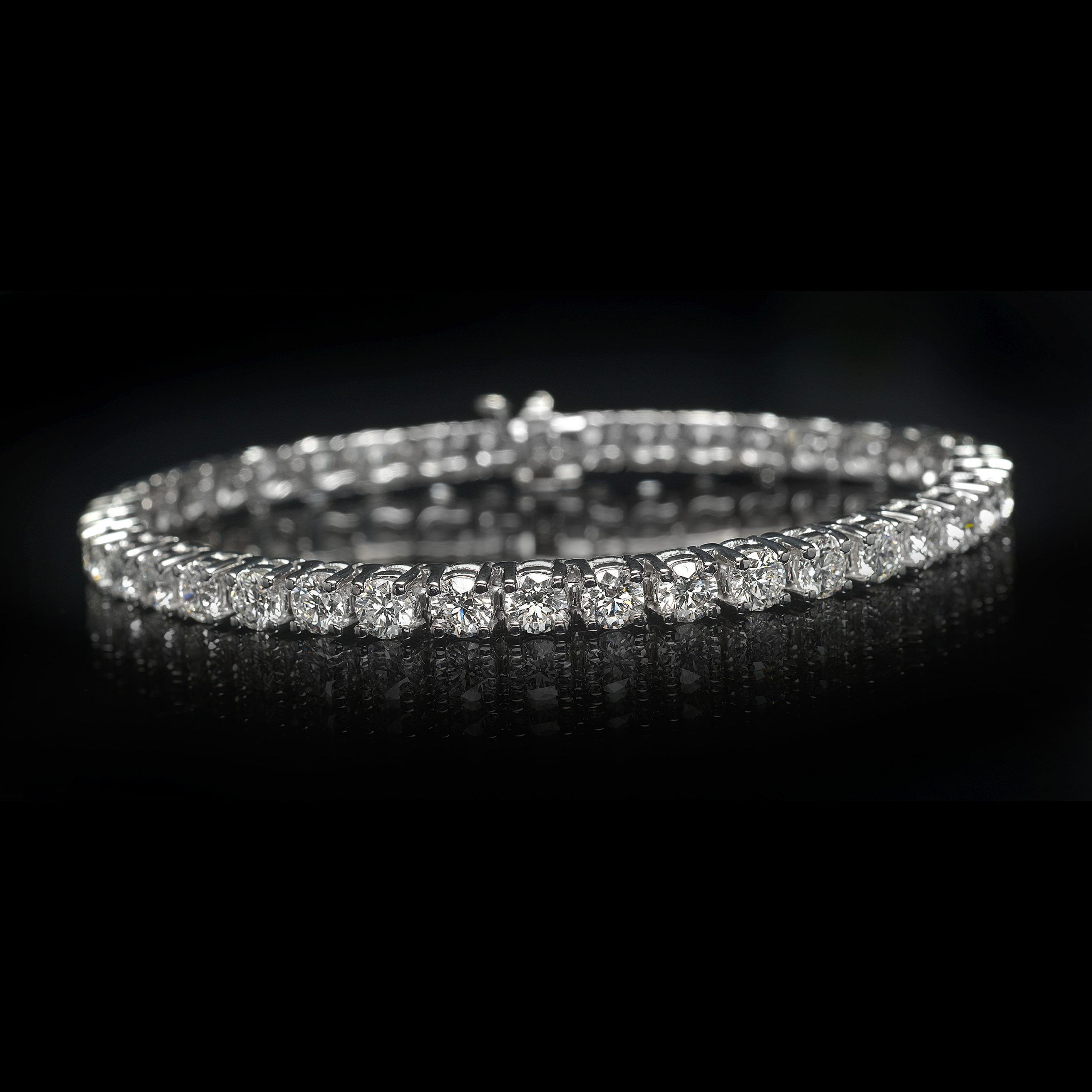 Diamond Line Bracelet - Image 2