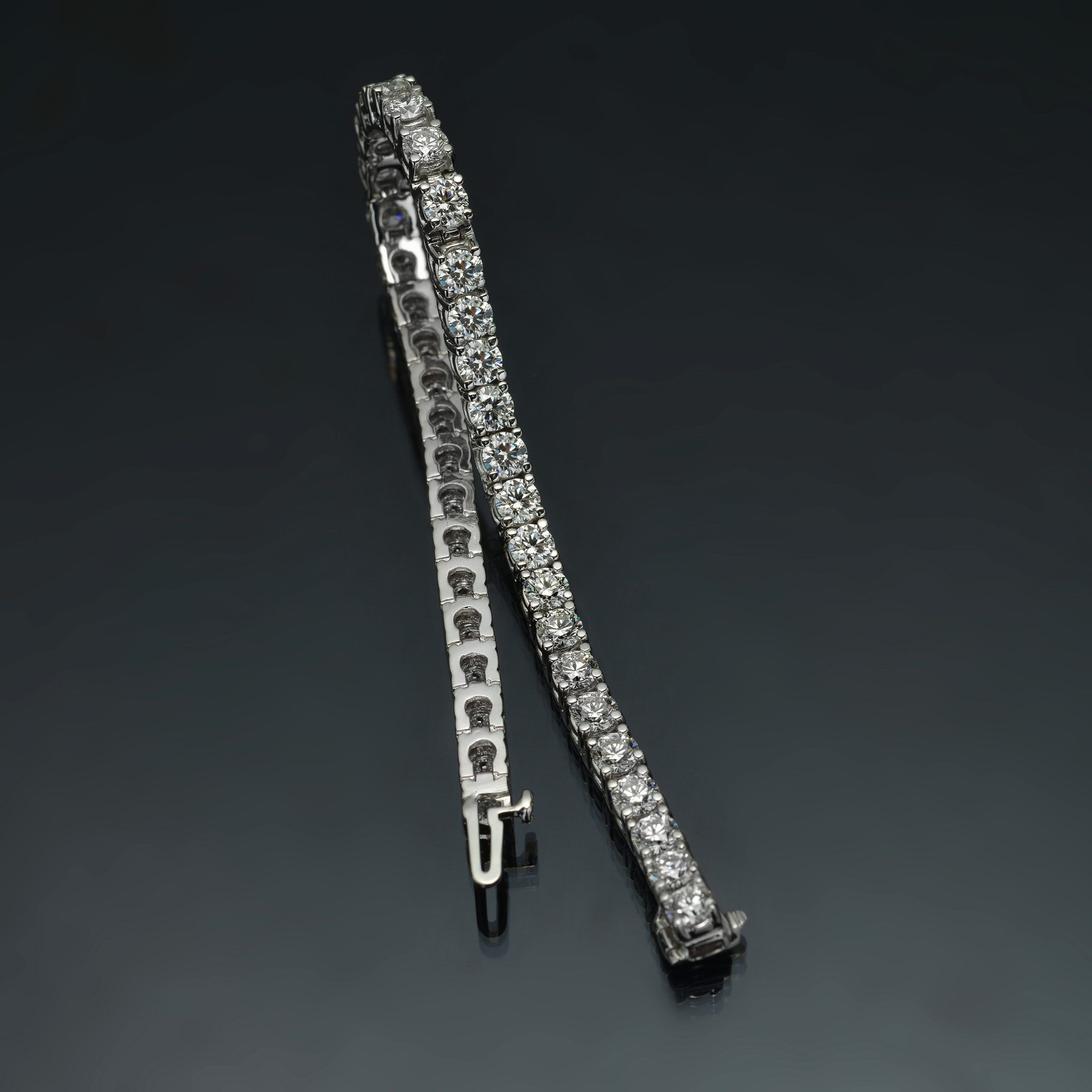 Diamond Line Bracelet - Image 3