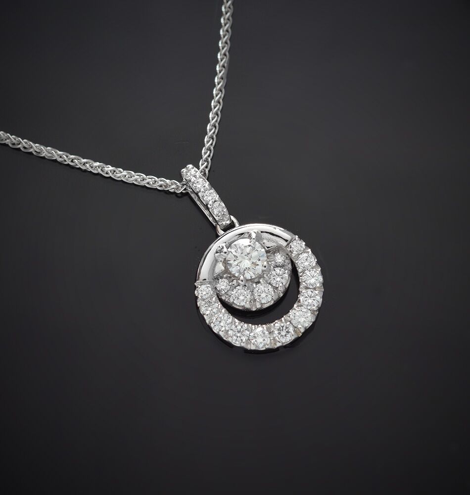Diamond Circle Pendant