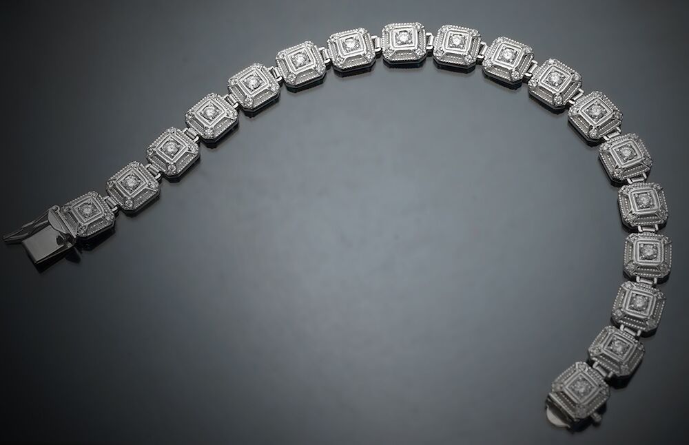 Vintage Inspired Diamond Bracelet