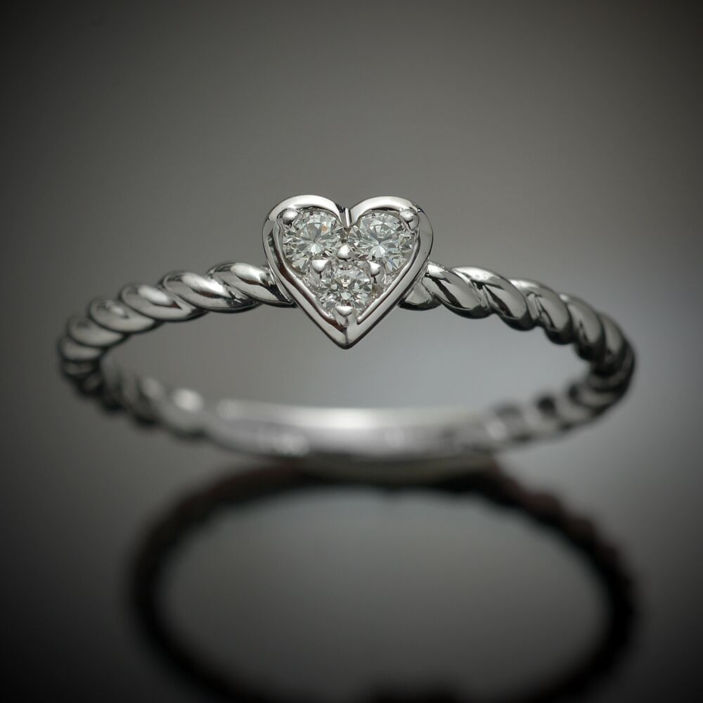 Diamond Heart Ring