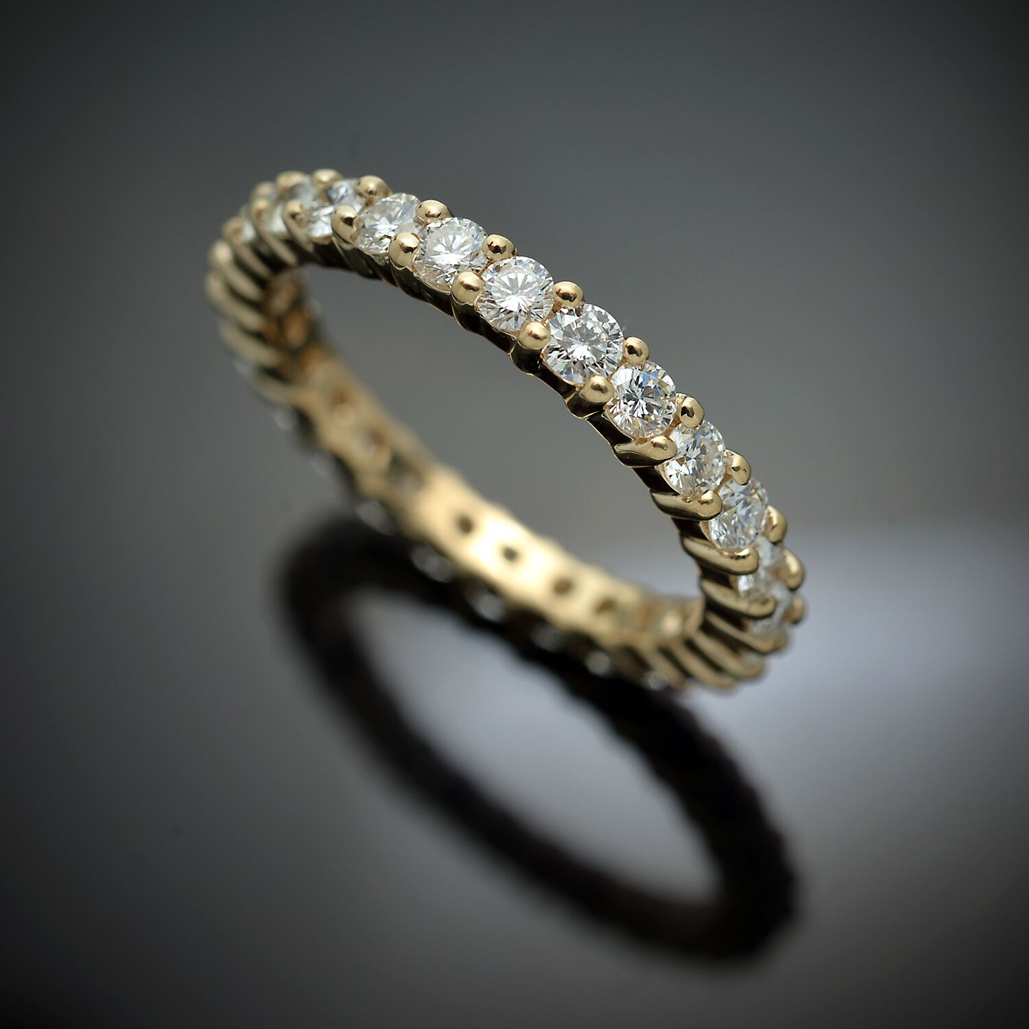 Shared Prong Diamond Eternity Band