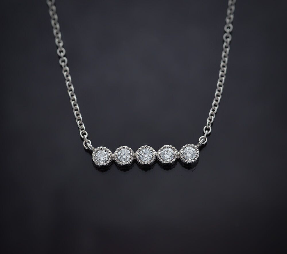 Diamond Bar Pendant